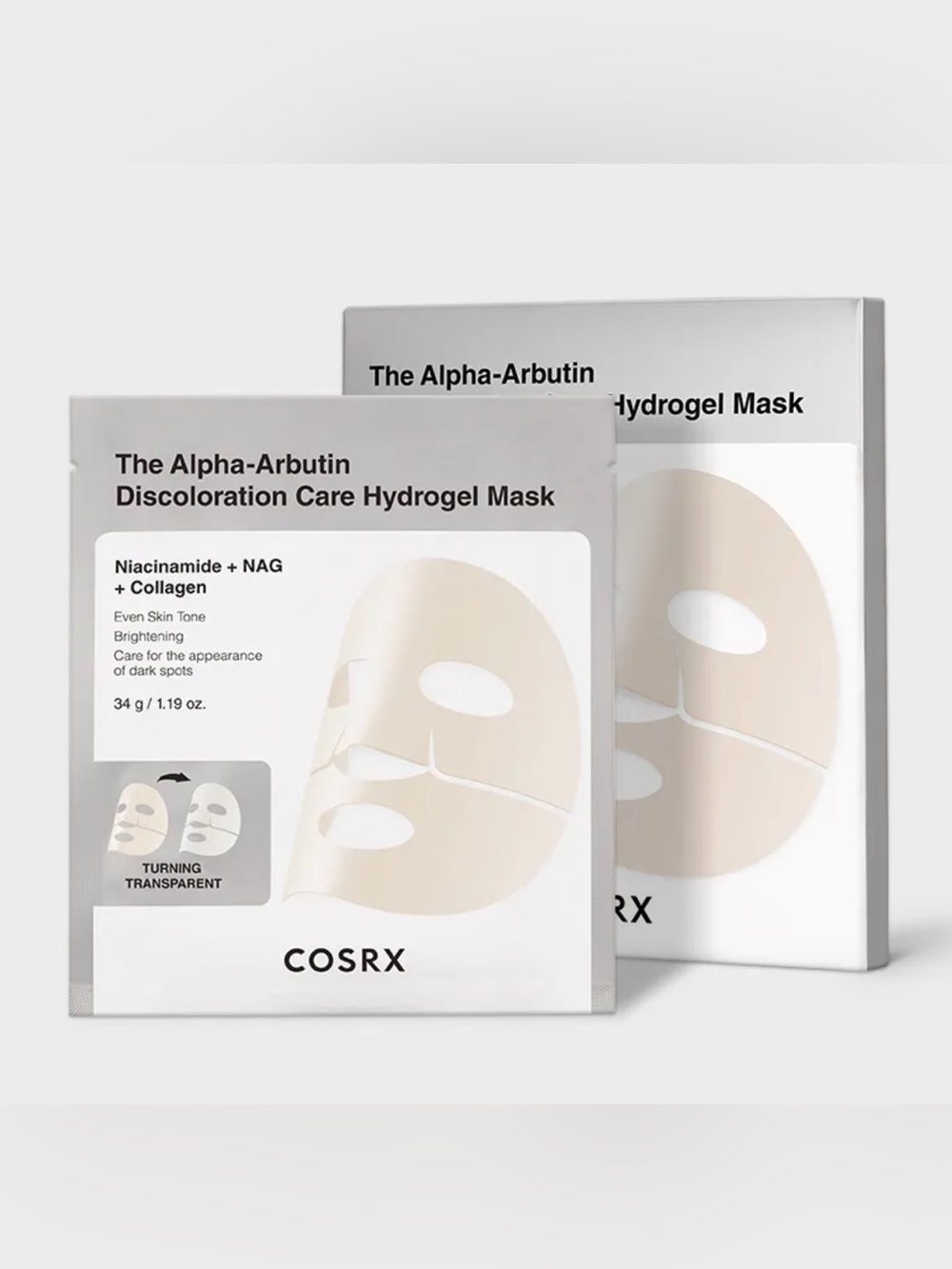 COSRX Alpha-Arbutin Discoloration Care Hydrogel Mask - 3pk